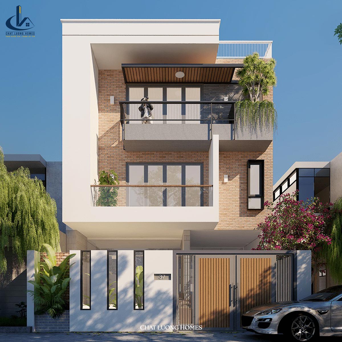 Mẫu villa mini 60-70m2