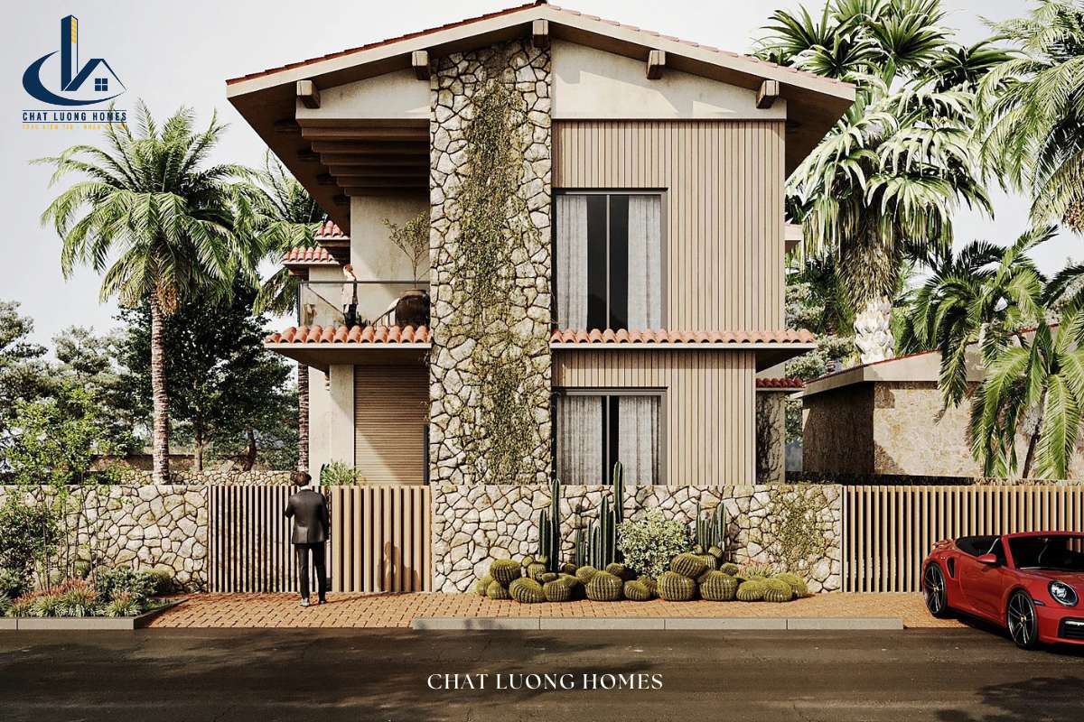 Mẫu villa phong cách Wabi Sabi