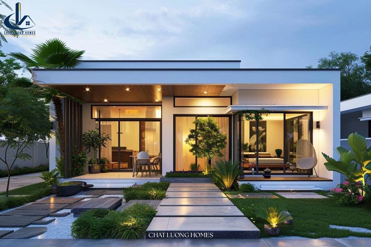 Mẫu biệt thự 1 tầng mini