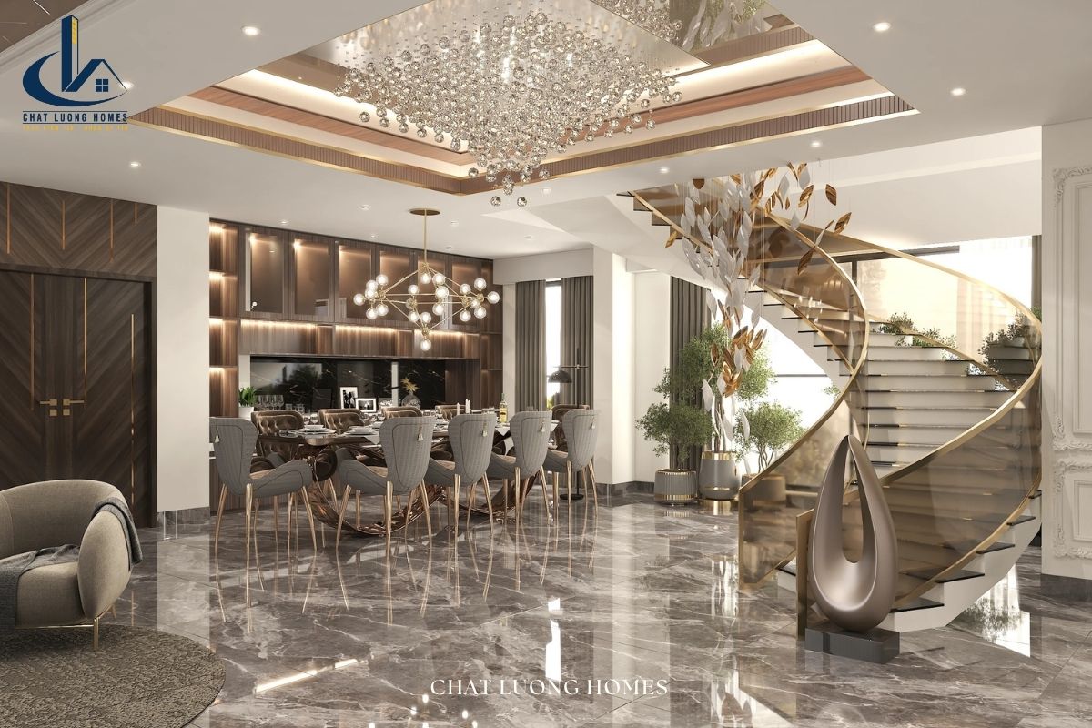 Mẫu nội thất phong cách Luxury sang trọng khẳng định vị thế gia chủ
