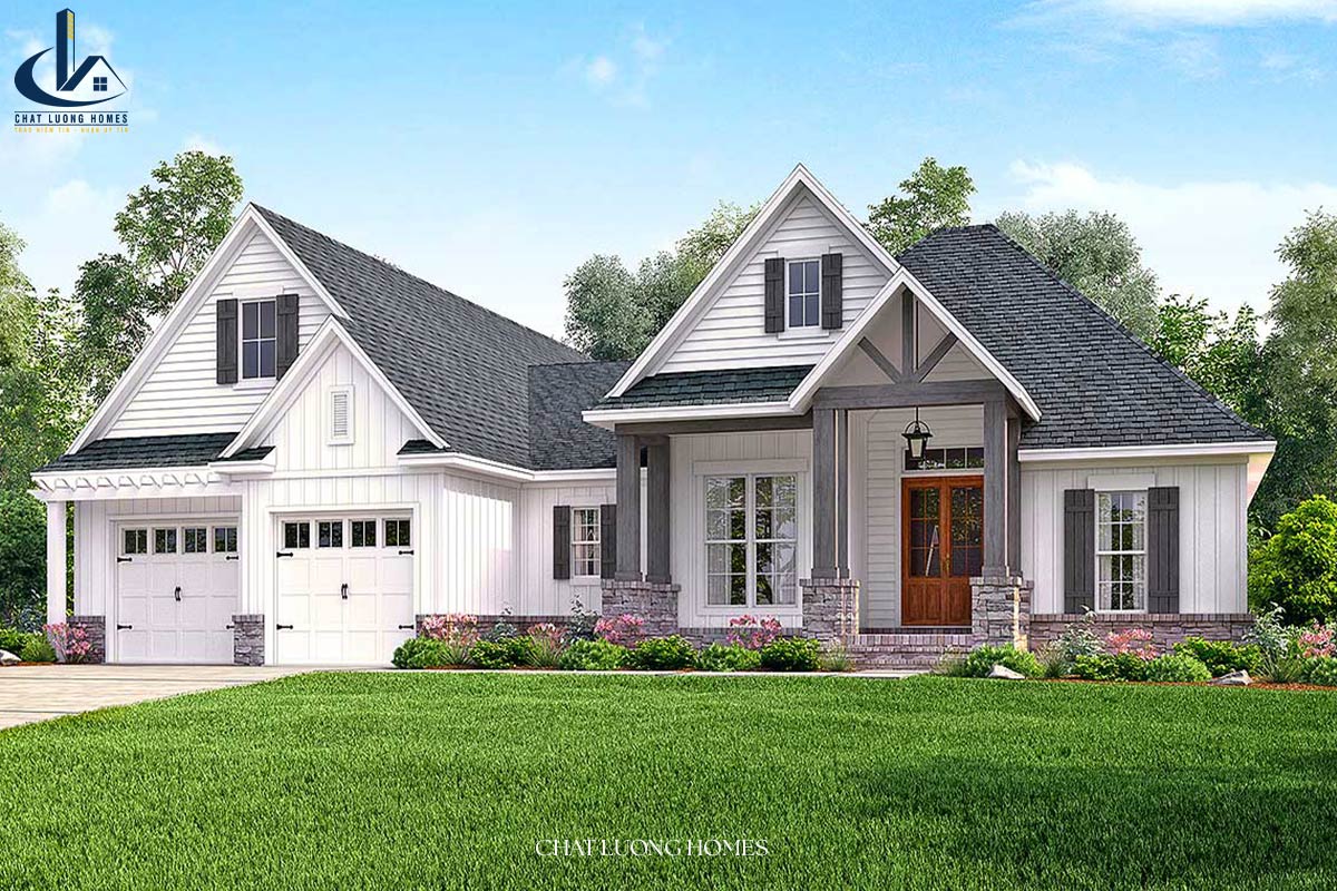 Mẫu nhà cấp 4 5x20 phong cách Châu Âu sang trọng