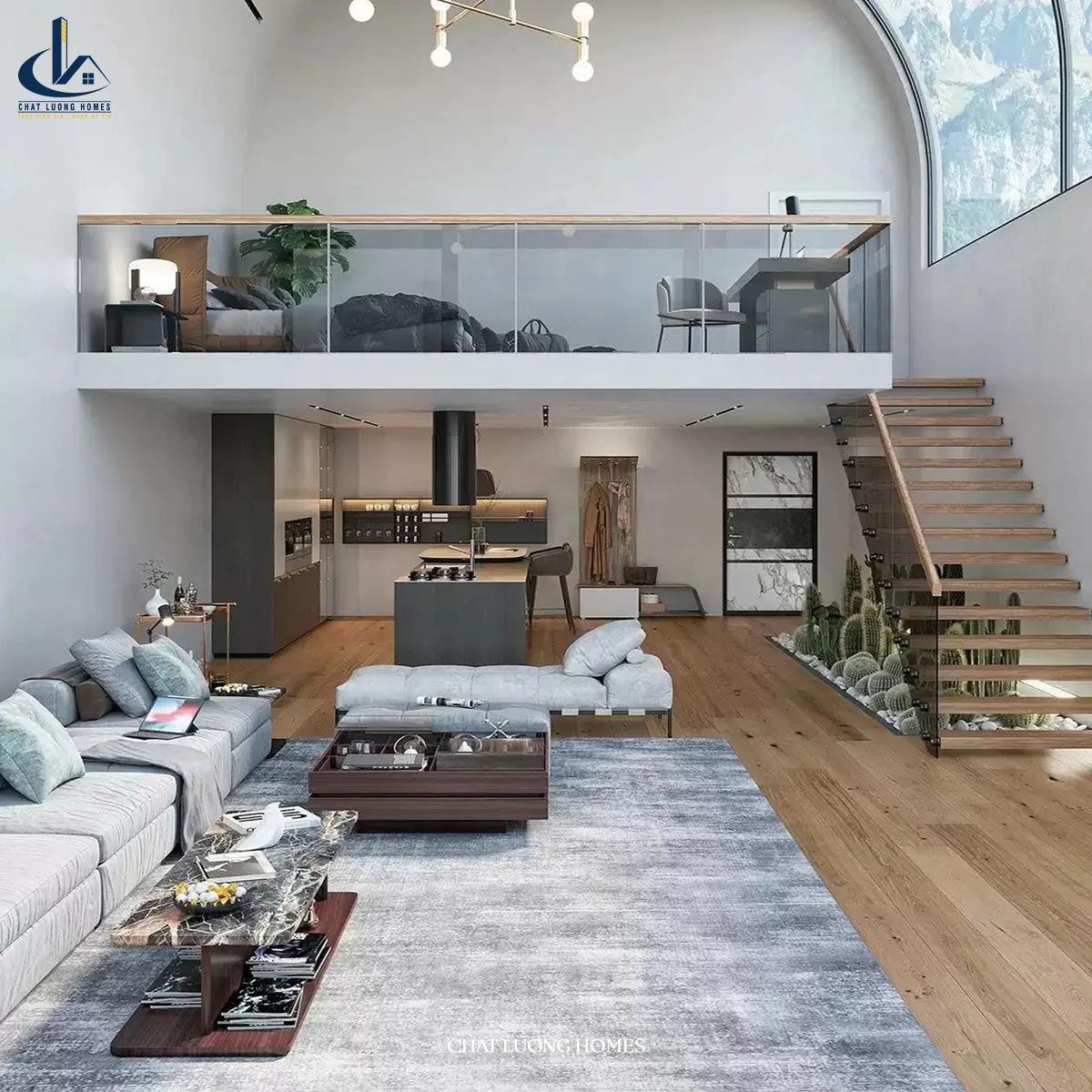 Mẫu nhà cấp 4 diện tích 4×10, 4×12, 4×16 có gác lửng hiện đại