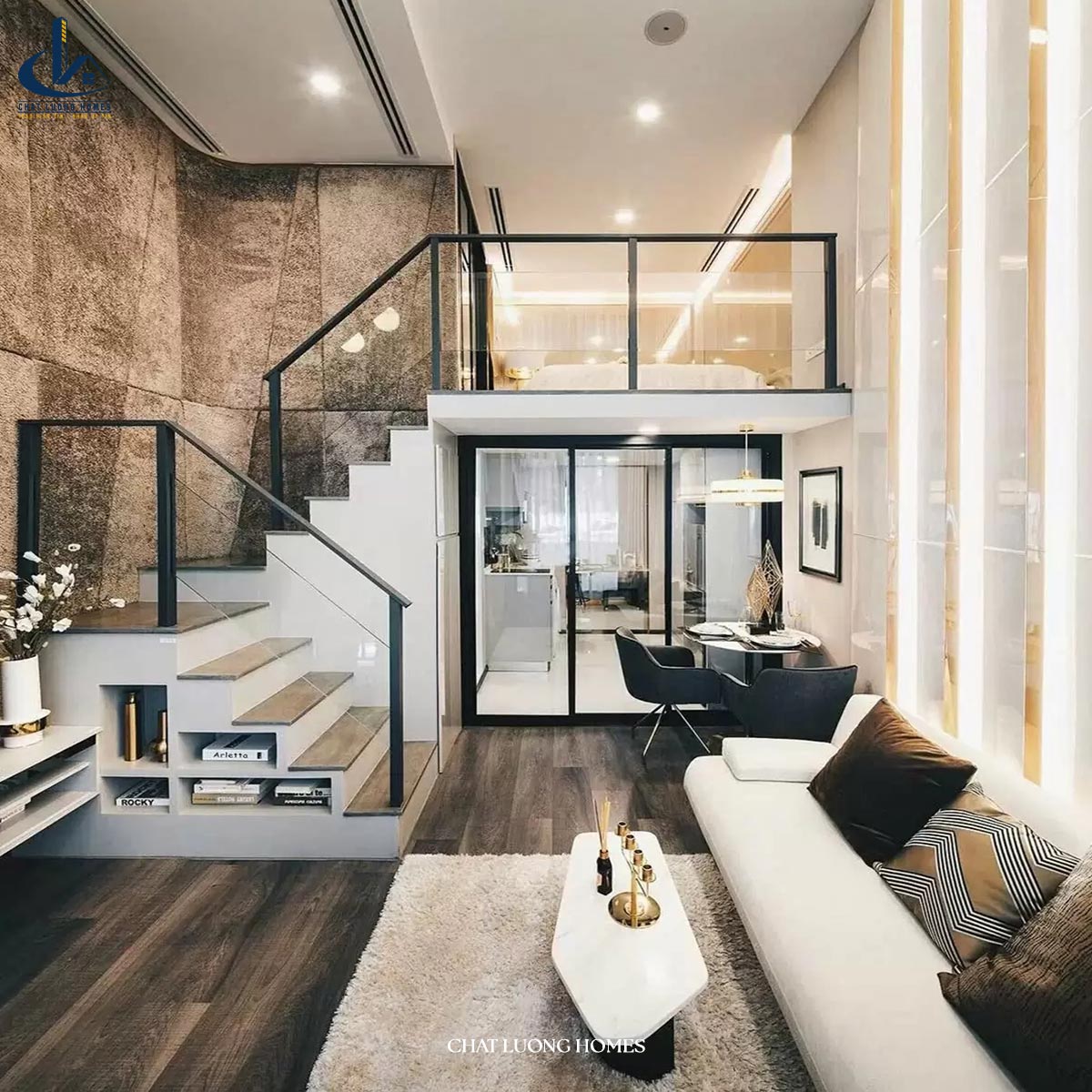 Mẫu nhà cấp 4 diện tích 5×12, 5×14, 5×16, 5×20 có gác lửng hiện đại