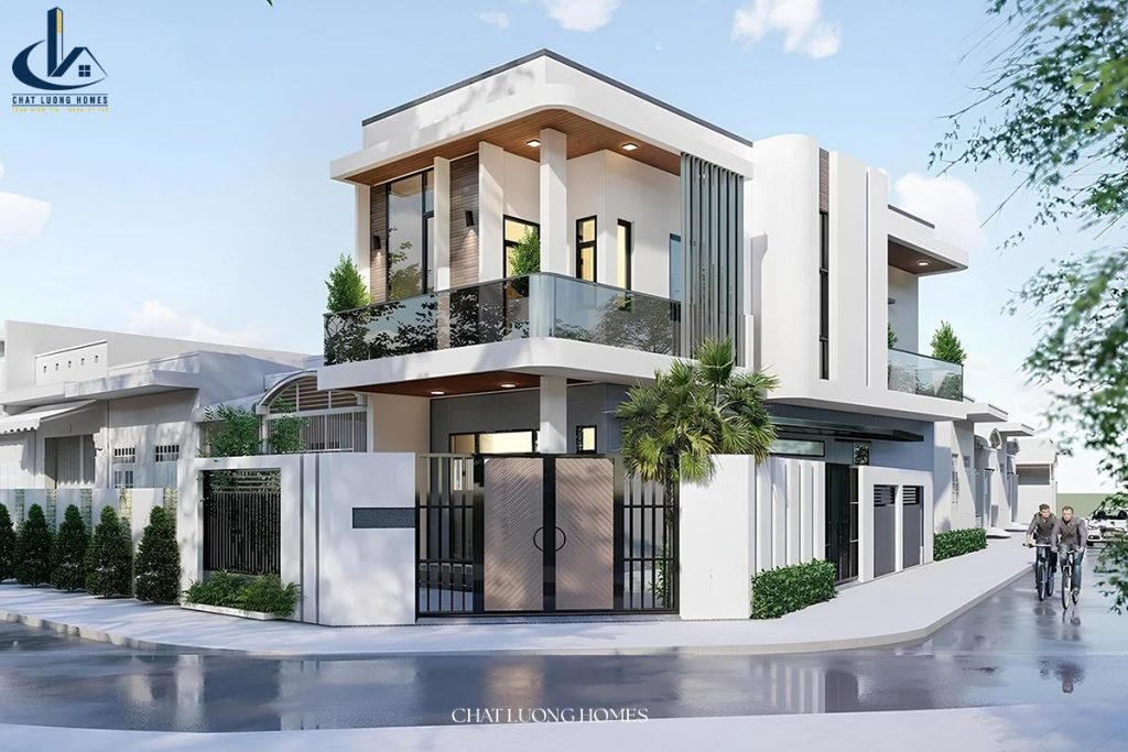 Thiết kế nhà phố 6x20m 2 mặt tiền